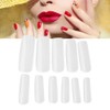 Uñas postizas naturales, 500 piezas de puntas de uñas profesionales
