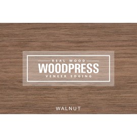 WoodPress® Real Walnut Wood Veneer - Pack of 6 Sheets - A4 Size (APX. 21cm x 29cm) - Veneer for Marquetry, Model Making & Furniture Repair