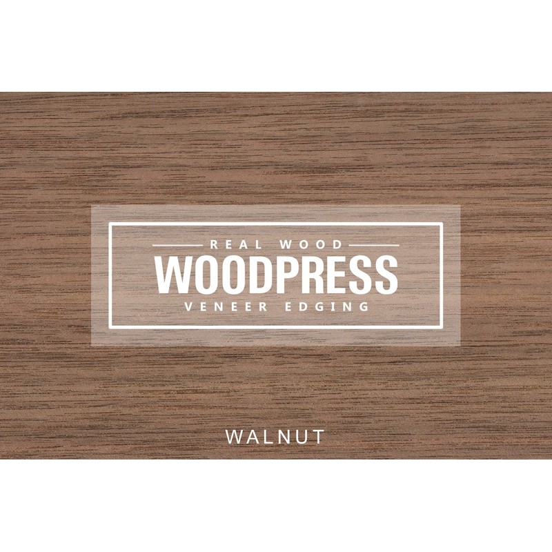 WoodPress® Real Walnut Wood Veneer - Pack of 6 Sheets