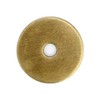 Tiazza 10Pcs Plain Round Brass Backplate Washers Classical Furniture Decoration