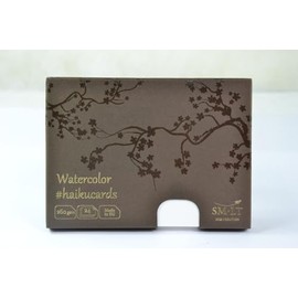 SMLT C-24(260) Haikucards 147 x 106 mm Watercolour Cards in Box, 260 gsm Watercolour Paper, 24 Cards