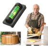 Black 1 x G6L2 Portable Magnetic Spirit Level Small Mini