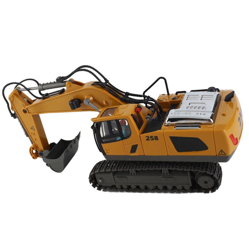 1:20 Scale Remote Control Excavator Construction Tractor Light Music 11