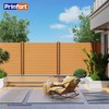 Prinfort 4pack 6FT (H: 68″) Matel Backyard Privacy Fence Panels