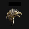 Altipia Motorcycle Emblem Sticker Car Deco Tuning Wolf Black / 오토바이 엠블럼 스티커 자동차 데코 튜닝 늑대 블랙