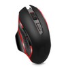 2.4G Wireless Game Mouse Black ABS Portable with Breathing Light