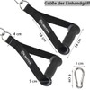 LINSTER Resistance Band Handle Heavy Duty Gym Handle Cable Machine