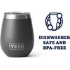 YETI Rambler 10 oz Wine Tumbler, Vacuum Insulated, Stainless Steel