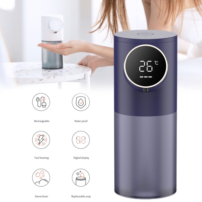 Automatic Soap Dispenser with Temperature Display Non Contact Induction Foam