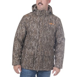 HABIT Men's Insulated Waterproof Parka, Mossy Oak New Bottomland, Medium
