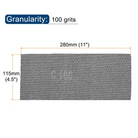 uxcell 20pcs Mesh Sanding Sheets 100 Grits 4-1/2-inch x 11-inch Mesh Sandpaper Pad for Wood Wall Repair, Dust-Free Wet/Dry Polish