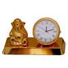 Purpledip Table Clock with Ganesha, Corporate Gift, Indian gift option
