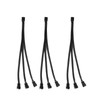 Watlikeup 4-Pin Fan Splitter,3 PCS PWM Fan Splitter,1 to 3