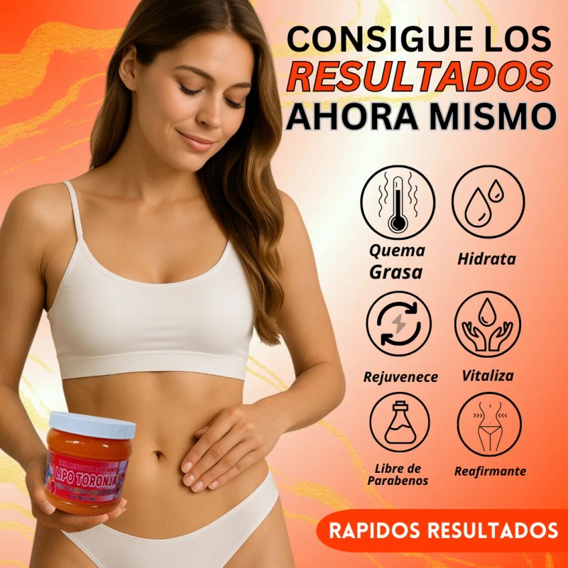 Crema Reductora Termogenetica Lipo Toronja Drenante