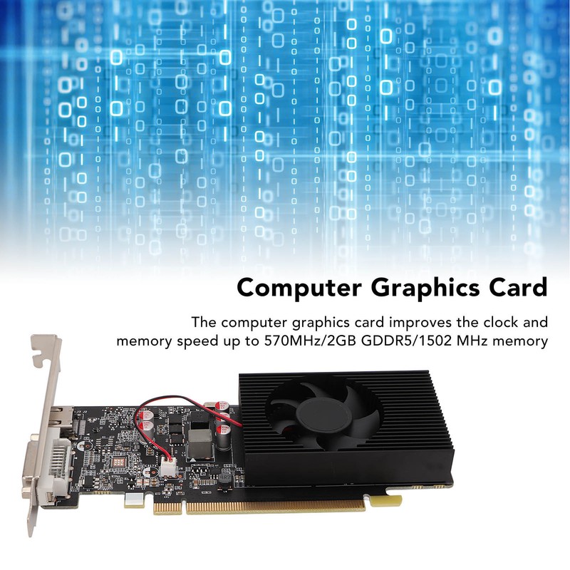 Graphics Card GT1030 64 Bit 2GB GDRR5 High Definition Multimedia