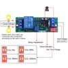Delay Relay Module, QF-RD21 DC 4.5V-6V 0.2s-300Minutes 4 Time Ranges