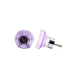 CGB Giftware | Purple Acrylic Drawer Pull | Made from Acrylic/Metal | GB00287