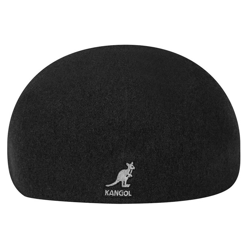 Kangol Men's Seamless Wool 507 Peaked Cap, black
