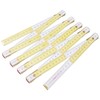 BMI 982980200 Wooden-Folding Rule, White/Yellow, 2 m