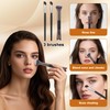 3pcs Nose Contour Brush Set, U-Shaped Sculpting Dual-End Nose Brushes