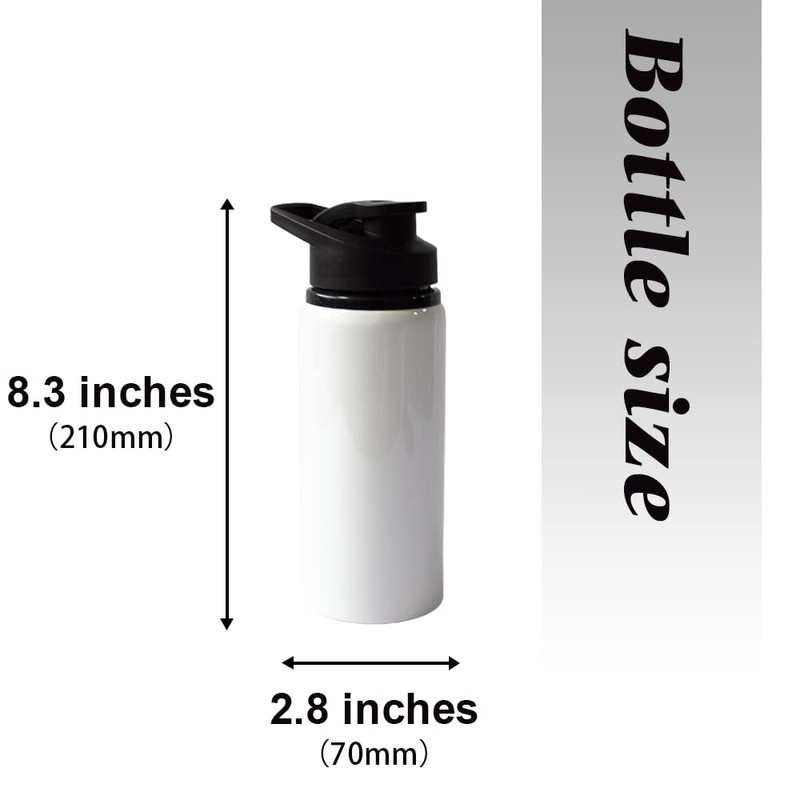 MR.R Sublimation Blanks White Sport Aluminum Bottle Portable Drinking Lid