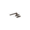 Left Hand Bronze Casement Window Locking Handle; 1-1/2" Screw Holes
