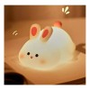 generic Z Lámpara De Noche Big Face Rabbit Con Sensor