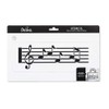 Decora 9271013 Stencil decorativo Spartito 10 X 30 Cm, in