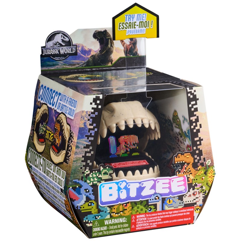 BITZEE, Jurassic World Interactive Dinosaur Toy with 25 Dinosaurs Inside,