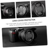 TEHAUX 4 Pcs Lens Cover Replacement Dustproof Splashproof Camera Lens