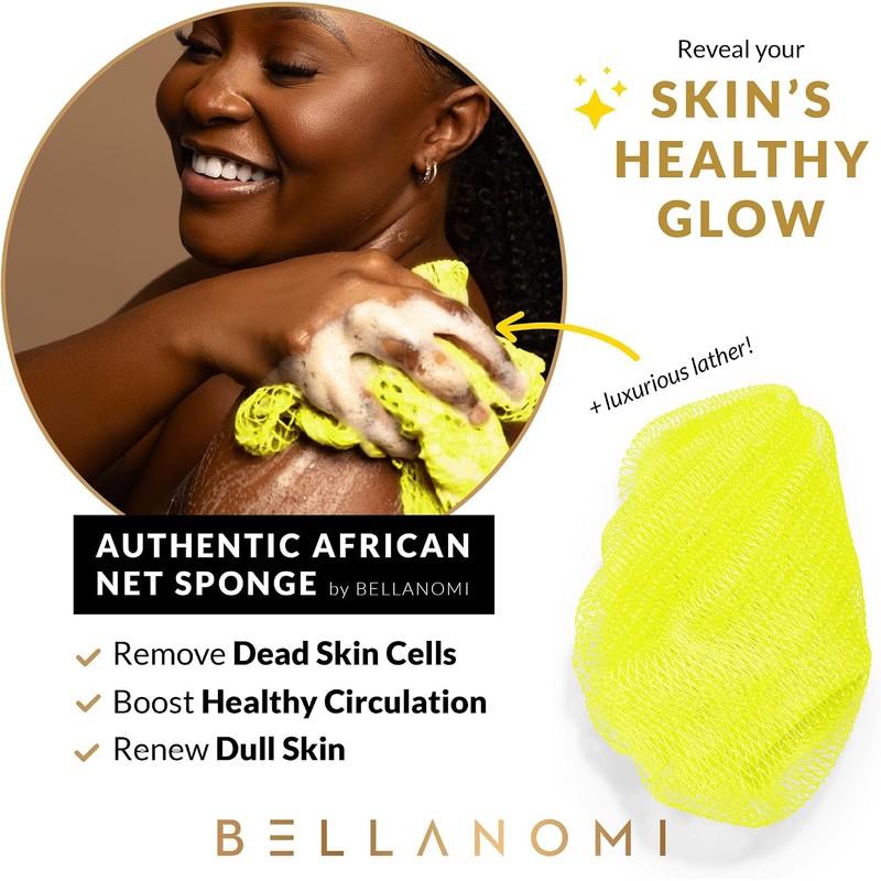 Esponja Exfoliante Bellanomi 114 cm – Lujosa, Secado Rápido y