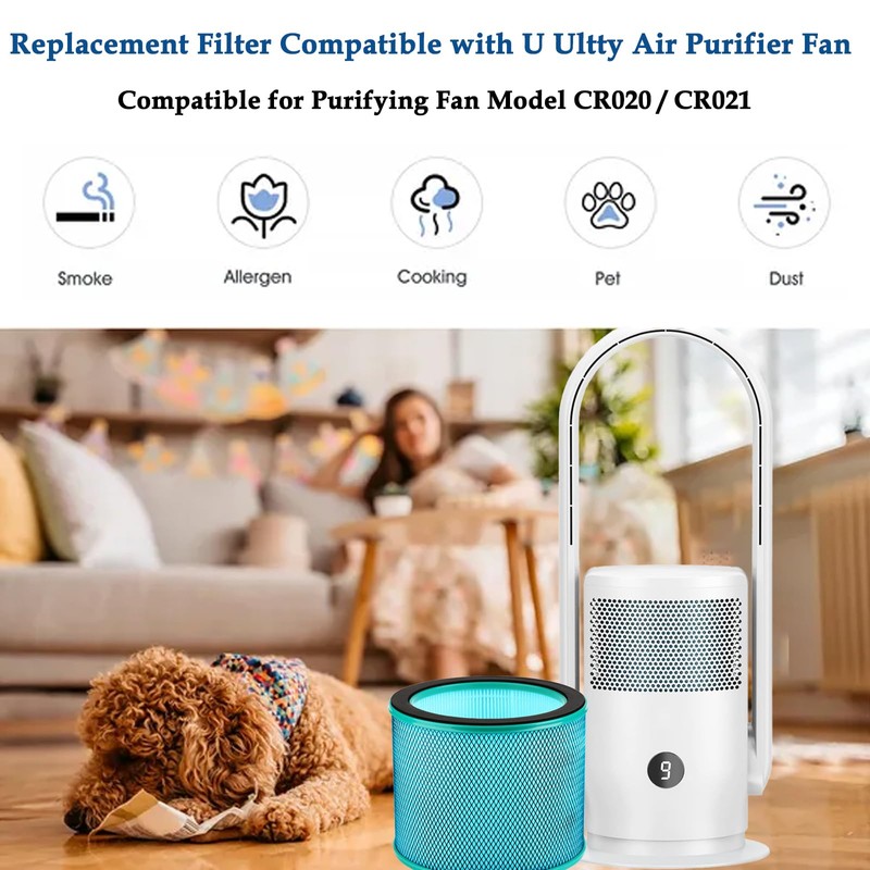 CR020 CR021 Replacement Filter Compatible with U Ultty CR020 /