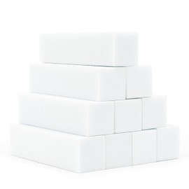 LALILL Polierblock Nagelfeile weiß - 10 Stück Sandingblock Polierfeile 4-seitig Schleifblock - Schleifen von Acrylnägeln oder Naturnägeln Pediküre, Maniküre - Feile zum Gel, Polishgel, Hybryd