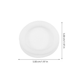 Gadpiparty 5pcs Pvc Round Stoppers for Piggy Banks Flexible Replacement Caps for Money Saving Boxes Stylish and Versatile Design