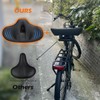 New Oversized Bicycle seat,Extra Wide Comfortable Bike seat for Men