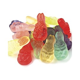 Gummi Bunnies Assorted Fruit Flavors bulk gummy candy 5 pounds