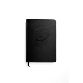 Onigiri Notebooks Demon Slayer inspired Hanafuda (Black) Anime Vegan Leather A5 Hardcover Journal | FREE STCIKER PACK | Blank Pages | 120GSM Silk Cream Paper