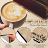 2 Pieces Coffee Bar Mat Burlap Funny Coffee Quote Coffee