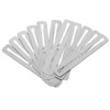 100pcs Double Edge Razor Blades Stainless Steel Shaving Blades for