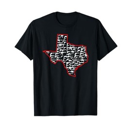 US Flag Patriot Guns American Gift Idea Texas T-Shirt