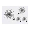 4 x 'Spider & Web' Temporary Tattoos - Water Resistant,