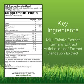 Irwin Naturals Milk Thistle Liver Detox - 60 Liquid Softgels - Supports Liver Health with Dandelion, Artichoke, Turmeric & Green Beet Root