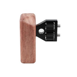 CAMVATE DSLR Wood Wooden Handle Grip Mount Support for DV Video Cage Rig (Left Hand)