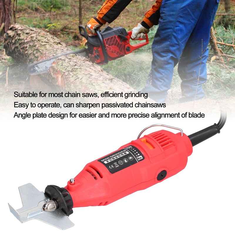 180W Electric Chainsaw Sharpener 31000rpm Portable Mini Chain Saw Grinder