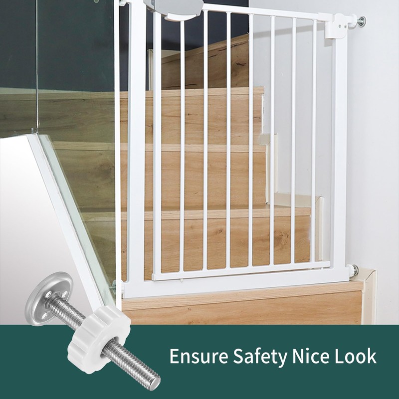 8 Pcs Baby Gate Extension Kit: 4 Baby Gate Extension