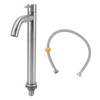 Single Cold Water Kitchen Faucet Stainless Steel Single Hole Bathroom