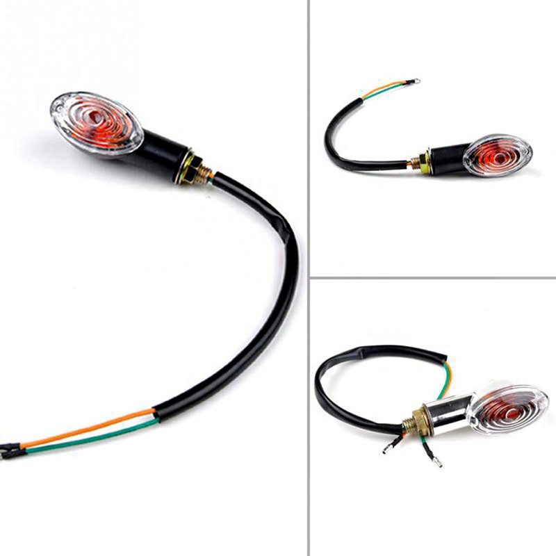 SFONIA 4pcs Motorcycle Indicator Light 12V Indicator Lights Motorcycle Indicator