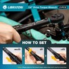 LIBRATON Bike Torque Wrench 1/4", 2-14 Nm, 72-Tooth Gear Torque