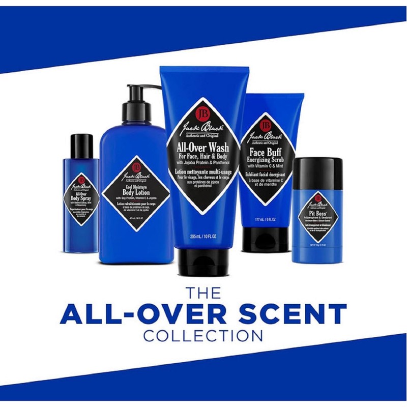 Jack Black All-over Wash For Face, Hair & Body, 3