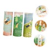 CHILDWEET 6 Tubes Car Tissue Cylinder Cartoon Pattern Tissue Boxes
